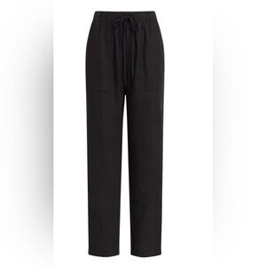NEW (without tags) Bella Dahl Side Ladder Trim Pocket Trousers Black Size Medium